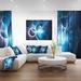 East Urban Home 'Colorful Star Nebula. Distant magnificent galaxy. Stardust. Space wind.' Graphic Art Print on Canvas Metal in Blue/Indigo | Wayfair