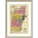 East Urban Home 'Map of the Middle States, 1839' Framed Print Paper in Brown | 38 H x 27 W x 1.5 D in | Wayfair EASN3661 39505853