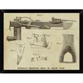 East Urban Home 'Howell's Improved Mole or Drain Plow' Framed Graphic Art Print Paper in Gray | 12 H x 16 W x 1 D in | Wayfair EASN7826 39525206