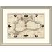 East Urban Home 'Portolan or Navigational Map of the Black Sea Showing Anthropomorphic Winds' Framed Print Paper | 23 H x 30 W x 1.5 D in | Wayfair