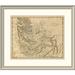 East Urban Home 'Persia, 1812' Framed Print Paper in Gray | 26 H x 30 W x 1.5 D in | Wayfair EASN4048 39507197