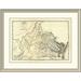 East Urban Home 'State of Virginia, 1795' Framed Print Paper in Brown | 29 H x 38 W x 1.5 D in | Wayfair EASN4444 39508590