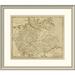 East Urban Home 'Germany North, 1812' Framed Print Paper in Gray | 26 H x 30 W x 1.5 D in | Wayfair EASN4462 39508645