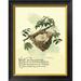 East Urban Home 'Nursery Rhymes: Hush a Bye Baby' Framed Oil Painting Print Paper in Green | 14 H x 11 W x 1 D in | Wayfair EASN7925 39525317