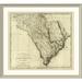 East Urban Home 'State of South Carolina, 1796' Framed Print Metal in Gray | 40 H x 44 W x 1.5 D in | Wayfair EASN4027 39507125