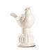 Zentique Bird Figurine in Blue/White | 10 H x 6 W x 4 D in | Wayfair 9209 White