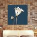 Ebern Designs Blue Luster Gloxinia - Wrapped Canvas Graphic Art Print Canvas in Blue/White | 30 H x 30 W x 1.5 D in | Wayfair EBDG1455 42003383