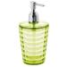 Ebern Designs Becerra Soap Dispenser Resin in Green | 6.69 H x 5.12 W x 3.35 D in | Wayfair EBDG2281 42658565