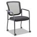 Alera® 26" W Stackable Mesh Seat Waiting Room Chair w/ Metal Frame Mesh/Metal in Black | 36.2 H x 26 W x 25.6 D in | Wayfair ALEEL4314