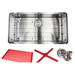 eModern Decor CozyBlock 36" L x 19" W Undermount Kitchen Sink w/ Accessories Stainless Steel in Gray | 10 H x 36 W x 19 D in | Wayfair ARL-R3619