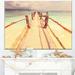 Design Art Large Wooden Pier at Gili Island Sea Bridge Photographic Print on Wrapped Canvas Metal | 16 H x 32 W x 1 D in | Wayfair PT10401-32-16