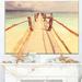Design Art Large Wooden Pier at Gili Island Sea Bridge Photographic Print on Wrapped Canvas Metal | 30 H x 40 W x 1 D in | Wayfair PT10401-40-30