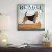 East Urban Home 'Beagle Canoe Co.' by Ryan Fowler Vintage Advertisement on Wrapped Canvas in Black/Blue/Brown | 12 H x 12 W x 1.5 D in | Wayfair