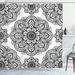 East Urban Home Keaney Mandala Ornate Pattern of Mandala w/ Symmetrical Shape & Tiles Arabesque Persian Image Single Shower Curtain | Wayfair