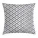 East Urban Home Modern Nested Squares Square Pillow Cover Polyester | 24 H x 24 W x 2 D in | Wayfair ESUN8387 44266851