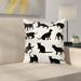 East Urban Home Cat Ball Animal Pet Kittens Cushion Pillow Cover Polyester | 20 H x 20 W x 2 D in | Wayfair ESUN6490 44244971