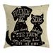 East Urban Home Cat Dog Friends Square Pillow Cover Polyester | 18 H x 18 W x 2 D in | Wayfair ESUN9684 44272105