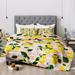 East Urban Home Marta Barragan Camarasa 3 Piece Comforter Set Microfiber in Pink/Yellow | King | Wayfair ETHH4447 45553212