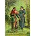 Buyenlarge 'Robin Hood & Maid Marian' Painting Print in Green | 36 H x 24 W x 1.5 D in | Wayfair 0-587-11977-2C2436