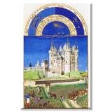 Buyenlarge Le Tres Riches Heures Du Duc De Berry September by Paul, Herman & Jean Limbourg - Unframed Print in White | Wayfair 0-587-71174-LC2436