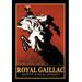 Buyenlarge 'Royal Gaillac Henry IV' by Leonetto Cappiello Framed Vintage Advertisement in Black/Red/Yellow | 36 H x 24 W x 1.5 D in | Wayfair