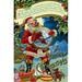 Buyenlarge 'A Merry Christmas' Vintage Advertisement in Blue/Red | 36 H x 24 W x 1.5 D in | Wayfair 0-587-22983-7C2436