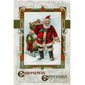Buyenlarge 'Christmas Greetings' Graphic Art in Gray/Green/Red | 36 H x 24 W x 1.5 D in | Wayfair 0-587-22965-9C2436