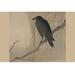 Buyenlarge 'Crow on a Willow Branch' Painting Print in Black/Gray | 24 H x 36 W x 1.5 D in | Wayfair 0-587-23603-5C2436