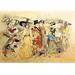 Buyenlarge Le Boulevard by Theophile Alexandre Steinlen Painting Print in Yellow | 24 H x 36 W x 1.5 D in | Wayfair 0-587-04258-3C2436