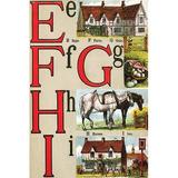 Buyenlarge E, F, G, H, I Illustrated Letters by Edmund Evans - Unframed Advertisement Print in White | 36 H x 24 W in | Wayfair 0-587-26746-1C2436