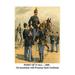 Buyenlarge Point of It All 1888 on Horseback w/ Prussian Style Uniforms by Henry Alexander Ogden - Graphic Art Print in Blue/Yellow | Wayfair