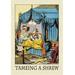 Buyenlarge Taming A Shrew - Vintage Advertisement Print in Blue/Orange/Yellow | 30 H x 1.5 D in | Wayfair 0-587-20447-8C2030