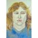 Buyenlarge 'Sue Ellen' by Norma Kramer Painting Print in Blue/Yellow | 30 H x 20 W x 1.5 D in | Wayfair 0-587-21209-8C4466