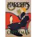 Buyenlarge 'Christmas' Vintage Advertisement in Black/Brown/Red | 36 H x 24 W x 1.5 D in | Wayfair 0-587-01625-6C2436