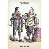 Buyenlarge German Costumes: German Prince Painting Print in Pink/Yellow | 36 H x 24 W x 1.5 D in | Wayfair 0-587-02265-5C2436