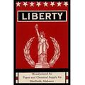 Buyenlarge Liberty Boom Label - Graphic Art Print in Black/Red | 30 H x 20 W x 1.5 D in | Wayfair 0-587-23078-9C2030