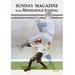 Buyenlarge 'Sunday Magazine of the Minneapolis Journal: Some Day' Vintage Advertisement Paper in Blue/Gray/Green | 36 H x 24 W x 1.5 D in | Wayfair