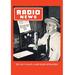 Buyenlarge 'Radio News: the Navy Wants 4,000 Radio Operators ' Vintage Advertisement in Gray/Red | 36 H x 24 W x 1.5 D in | Wayfair