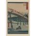 Buyenlarge 'Okazaki' by Ando Hiroshige Painting Print in Green | 36 H x 24 W x 1.5 D in | Wayfair 0-587-22867-9C2436