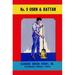 Buyenlarge 'No. 9 Corn & Rattan Broom Label' Vintage Advertisement in Blue/Red/Yellow | 36 H x 24 W x 1.5 D in | Wayfair 0-587-23077-0C2436