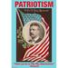 Buyenlarge 'Patriotism' by Wilbur Pierce Vintage Advertisement in Black/Blue/Red | 36 H x 24 W x 1.5 D in | Wayfair 0-587-24026-1C2436
