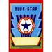 Buyenlarge 'Blue Star Broom Label' Vintage Advertisement in Blue/Green/Red | 36 H x 24 W x 1.5 D in | Wayfair 0-587-23061-4C2436