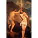 Buyenlarge Baptism of Christ by Pieter De Grebber - Unframed Graphic Art Print in Brown | 30 H x 20 W x 1.5 D in | Wayfair 0-587-28898-1C2842