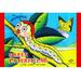 Buyenlarge Mechanical Green Caterpillar - Advertisement Print in Blue/Red/Yellow | 30 H x 20 W x 1.5 D in | Wayfair 0-587-22451-7C2030