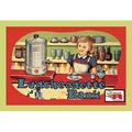 Buyenlarge 'Luncheonette Bank' Vintage Advertisement in Green/Red | 44 H x 66 W x 1.5 D in | Wayfair 0-587-21669-7C4466