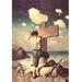 Buyenlarge The Great Cross by Newell Convers Wyeth Painting Print in Brown/Gray | 42 H x 28 W x 1.5 D in | Wayfair 0-587-05338-0C2842