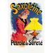 Buyenlarge 'Saxoleine - Petrole de Surete' by Jules Cheret Vintage Advertisement in Blue/Red/Yellow | 42 H x 28 W x 1.5 D in | Wayfair