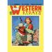 Buyenlarge Western Story Magazine: They Ruled The West Vintage Advertisement in Blue/Green/Red | 42 H x 28 W x 1.5 D in | Wayfair