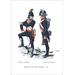 Buyenlarge Infantry of the Legion, 1795 Painting Print in Blue/Orange | 66 H x 44 W x 1.5 D in | Wayfair 0-587-03893-4C4466