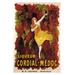 Buyenlarge 'Liqueur Cordial Medoc' by Leonetto Cappiello Graphic Art in Green/Red/Yellow | 42 H x 28 W x 1.5 D in | Wayfair 0-587-14396-7C2842